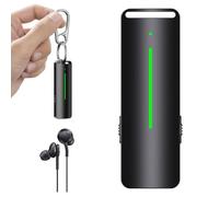 Grabadora de Voz de 100 GB, Mini grabadora de Voz espia con reproducción y grabación activada por Voz, Portátil microfono espia para conferencias reuniones, entrevistas, Clases (Auriculares)
