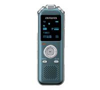 Grabadora digital Aiwa DVR-M700 azul, 16GB, Micrófono triple, Radio FM, OLED, USB-C