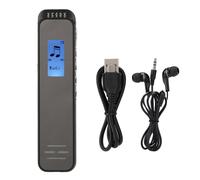 Grabadora de voz digital con grabación lineal de 1536 kbps, memoria masiva para almacenamiento ilimitado y tiempos de grabación ultralargos para