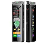 Grabadora de voz digital de 136 GB con reproducción, grabadora de voz innioasis R1 con pantalla táctil completa con transcripción inteligente AI y Bluetooth, dispositivo de grabación de audio activado