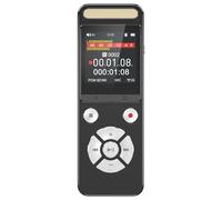 Grabadora de Voz Digital de 256 GB, 9216 Kbps, Almacenamiento de grabación de 8684 Horas, grabadora activada por Voz con reducción de Ruido de reproducción, Dispositivo de grabación de Audio para
