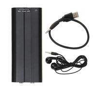 Grabadora de voz digital, marca de tiempo precisa para un registro profesional, función de reproducción para una fácil revisión, conexión USB