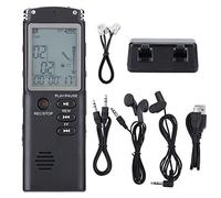 Grabadora de Voz Digital Pluma de Grabación USB 16GB Profesional para Entrevistas, Clases y Reuniones con Formatos WAV/MP3