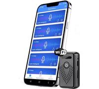 Grabadora de voz digital profesional con control remoto vía Wi-Fi y transferencia de archivos a distancia a smartphone (King Guard F1)