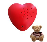 Grabadora de Voz en Forma de Corazón para Animales de Peluche, Caja de Voz con Grabación Personalizada de 40 Segundos, Juguete de Sonido DIY, Regalo Original y Divertido para Niños y Amigos