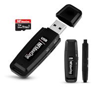 Grabadora de Voz Espia Digital con MicroSD de 32 GB incluida | Mini Grabadora de Audio Ideal para Reuniones, Entrevistas, Clases | Grabadora USB Espia Portatil con hasta 500 Horas Grabación NFMaxone