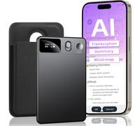 Grabadora de Voz KI con Transcribe, Control de App grabadora de Voz con tecnología IA, grabación One Touch, Dispositivo de Escucha, Genial para Lección, Llamada, entrevista grabadora de Voz Mini