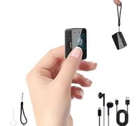 Grabadora de voz magnética de 64 GB, mini grabadora de voz con reducción de ruido, dispositivo portátil de grabación tipo C, dispositivo de grabación de sonido pequeño, grabadora de audio con