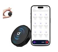 Grabadora de voz magnética de 64GB con 1800h de memoria - Dispositivo de grabación NekSide con reducción de ruido AI DSP 4.0, función OTG, grabación HD y grabadora de audio para conferencias