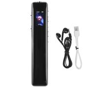 Grabadora de voz PCM con grabación nítida, reducción de ruido mediante doble micrófono, batería de larga duración y reproducción protegida por