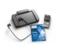 Grabadora de voz Philips DPM6700/03 con pedal de control y auriculares estéreo