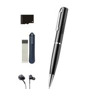 Grabadora digital controlada por voz con grabación de audio de sonido de 360° para reuniones y grabadora de voz de dictado HD, 1 unidad