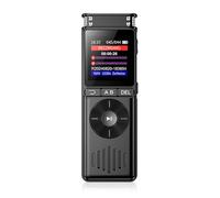 Grabadora digital de alta capacidad con velocidad de reproducción ajustable, reproductor de música MP3 para uso en estudio de oficina, grabadora de voz digital de 8/16/32/64/128 GB con reproducción