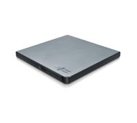 Hitachi-LG GP57 External DVD Drive, Slim Portable DVD Player/Writer for Laptop/Desktop PC, with USB 2.0, Windows and Mac OS Compatible, 8x Read/Write Speed - Silver