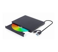 UNIDAD DE DVD USB EXTERNA GEMBIRD NEGRA
