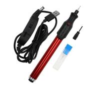 Grabadora Eléctrica Portátil, Mini Bolígrafo de Grabado Eléctrico, Ajuste de Velocidad USB para Grabado en Plástico, Vidrio, Madera, Metal