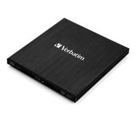 Verbatim External Slimline unidad de disco óptico Blu-Ray RW Negro