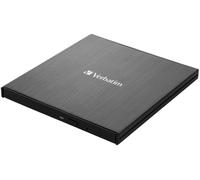 Grabadora externa de CD/DVD Slimline USB-C (negra) - VERBATIM