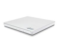Hitachi-LG GP60 External DVD Drive, Slim Portable DVD Burner/Writer/Player for Laptop, Windows and Mac OS Compatible, USB 2.0, 8x Read/Write Speed - White