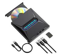 Grabadora externa USB3.0 Blu-Ray DVD CD +/-RW con lector de tarjetas SD Lector de escritura de unidad óptica Hub-Co(Only Read)