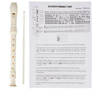 Grabadora soprano de 8 agujeros Clarinet Food Grade Abs Treble Flauta Con Instrumentos De Madera De Limpieza Fácil De Jugar.