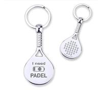 GRABADOS IMAZ LASER® - Pala Pádel Llavero - I Need Padel - Pala Llavero Grabado