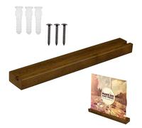 Grabar Estante de colapso de Madera de Soporte de Pared para la Pared para el Almacenamiento de Placas de Montaje en para LP y álbum