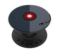 Grabar música de Audio de Vinilo Rojo, Retro DJ Drive Former PopSockets PopGrip Adhesivo