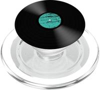 Grabar vinilo negro y música retro CD PopSockets PopGrip para MagSafe