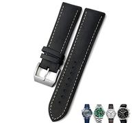 Grabas de reloj marrón negro de 20 mm de 21 mm 22 mm de cuero de cuero para Rolex para Omega Seamaster 300 para Hamilton para Seiko para IWC para Bracelet Tissot