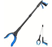 Grabber Reacher Tool - Herramienta de agarre plegable extra larga de 32 pulgadas y herramienta de alcance - Agarradores de palo de recogida resistentes para personas mayores, basura, recuperación de