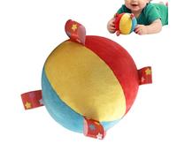 Grabbing Ball Toy, Plush Ball with Bells | Educational 5 Inch Colorful Built-in Bell | Plush Sensory Rattle Toys For Over 6 Months Old Birthday Children's Day Thanksgivings
