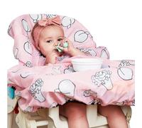 grabease Babero impermeable para bebés y niños pequeños de 6 a 24 meses - Suministros seguros y lavables a máquina para el Baby Led weaning para Unisex bebé Rosa Talla Única (Paquete de 1)