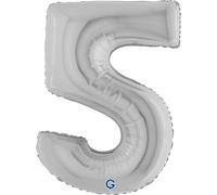 Grabo 095S-P Número 5 Superloon paquete único, longitud 40 pulgadas, color, plata, talla única , color/modelo surtido