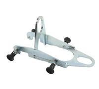 GRABO Barra elevadora V-120, con perno de resorte para un montaje muy rápido. Elevación segura en los 4 ojales de acero, el soporte V-120 facilita el levantamiento por excavadora.