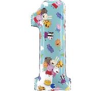 Grabo FL251-P - Globo de papel de aluminio, multicolor, XXL