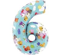 Grabo FL256-P - Globo de papel de aluminio, multicolor, XXL