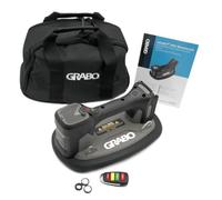 GRABO GPB-MI - Elevador de vacío con batería digital sin escobillas, 120 kg, compatible con placas eléctricas y elevador de azulejos con succión automática, pantalla digital para vidrio, piedra y