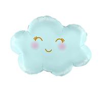 Grabo Shape Globo Nube Azul Satén | 61 cm