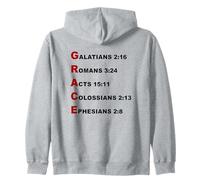 Grace Acrostic - 5 Christian Faith Bible Verse Scriptures Sudadera con Capucha