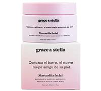 Grace and Stella Mascarilla Facial de Barro del Mar Muerto (120ml) - Limpieza Facial Vegana Detox del Mar Muerto - Mascarilla Piel Grasa Acné Puntos Negros Limpiador de Poros