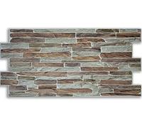 Grace Baltic Paneles de pared 3D para decoración de pared interior, no adhesivos, finos y elásticos, de PVC (50 unidades/24,5 m²)