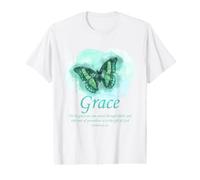 Grace Bible Verse: Women’s Christian Faith Ephesians 2:8 Camiseta gráfica económica