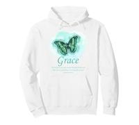Grace Bible Verse: Women’s Christian Faith Ephesians 2:8 Sudadera con Capucha