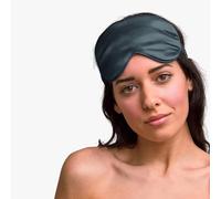 GRACE & COMPANY Antifaz de satén puro para dormir y viajar. Máscara de dormir suave y sedosa, medianoche