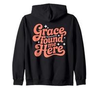 Grace Found Me Here Cita Religiosa Fe Cristiana Sudadera con Capucha