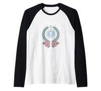 Grace GANA Cada Batalla Christian Streetwear Camiseta Manga Raglan