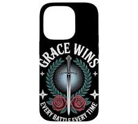 Grace GANA Cada Batalla Christian Streetwear Carcasa para iPhone 14 Pro
