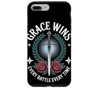 Grace GANA Cada Batalla Christian Streetwear Carcasa para iPhone 7 Plus/8 Plus