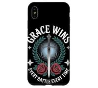 Grace GANA Cada Batalla Christian Streetwear Carcasa para iPhone XS MAX
